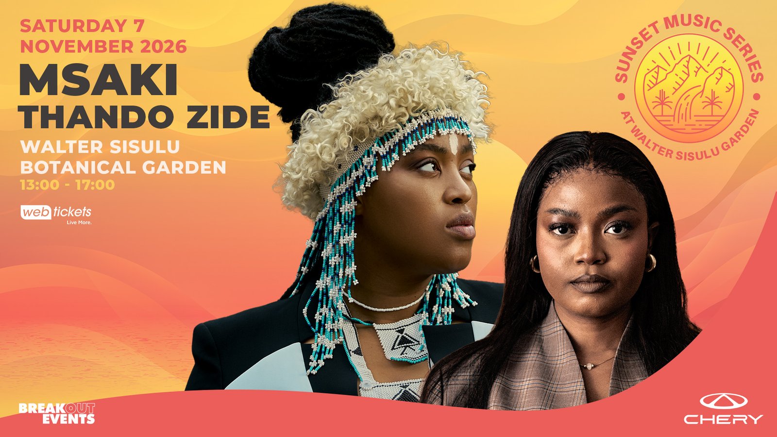 Msaki & Thando Zide at Sunset Music Series